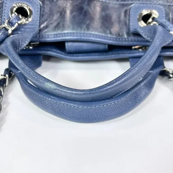 Chanel Glazed Calfskin Large Deauville Tote Bag - Picture 8 of 14